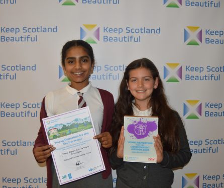 Keep Scotland Beautiful – Young Reporters for the Environment Awards 2025 Cramond Climate Justice Group1 (1)